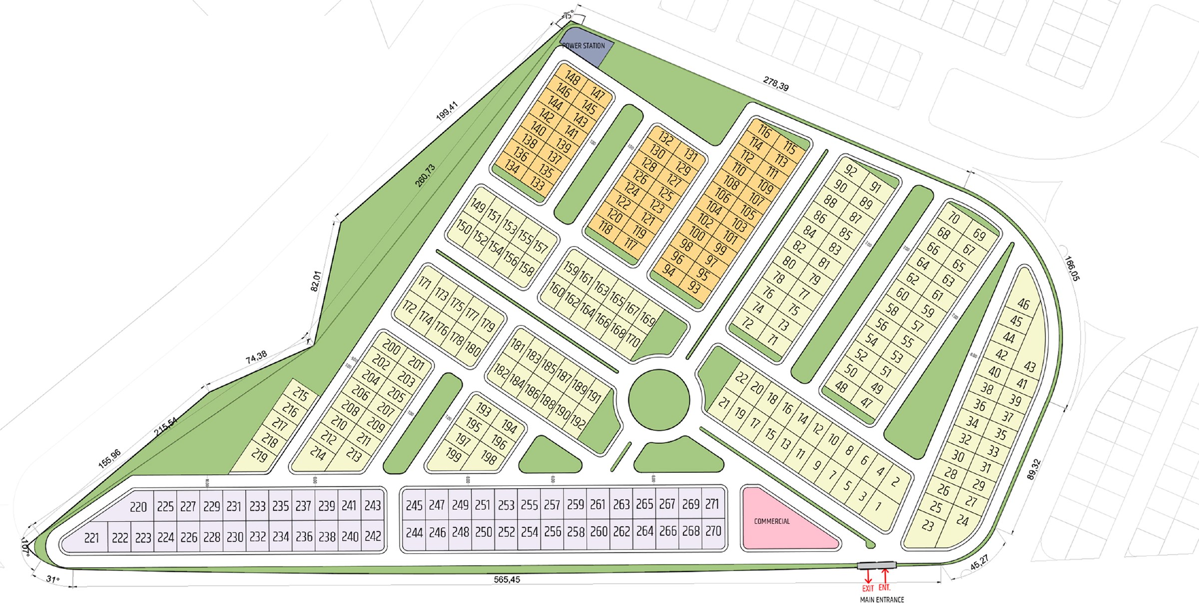 Mirage City site plan